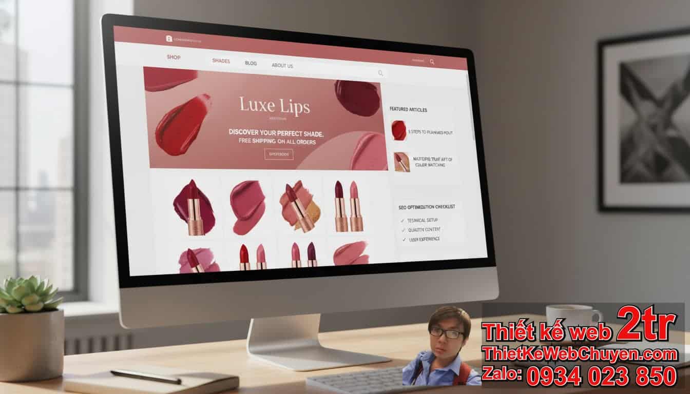 Cách đưa trang web shop son môi lên Google: Tại sao điều này lại quan trọng?