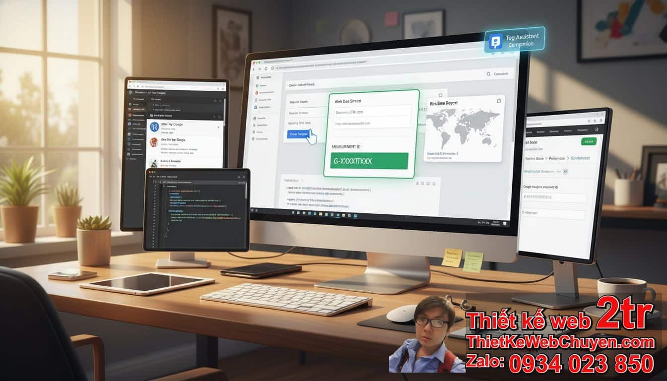 Cách Xác Minh Bằng Google Analytics qua Mã Theo Dõi (GTAG hoặc GA4) như thế nào?