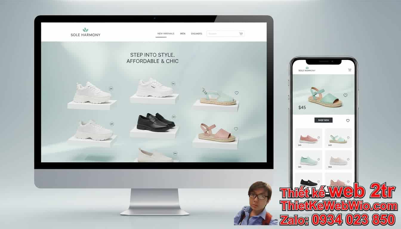 Cần thiết kế web shop bán giày dép giá rẻ: Liệu có khả thi và hiệu quả không? Cần thiết kế web shop bán giày dép giá rẻ: Liệu có khả thi và hiệu quả không?