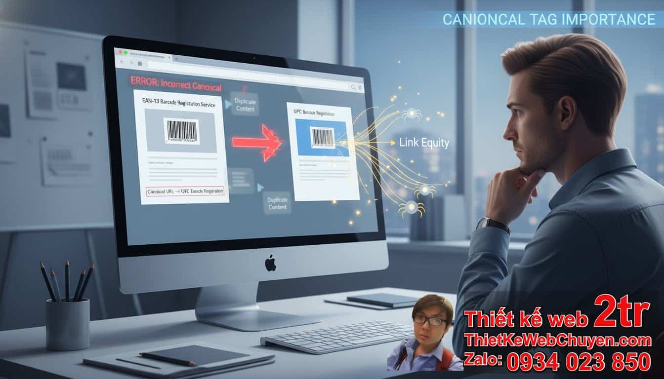 Canonical Sai Làm Google Không Index Như Thế Nào Trong Ngành Mã Vạch Sản Phẩm?