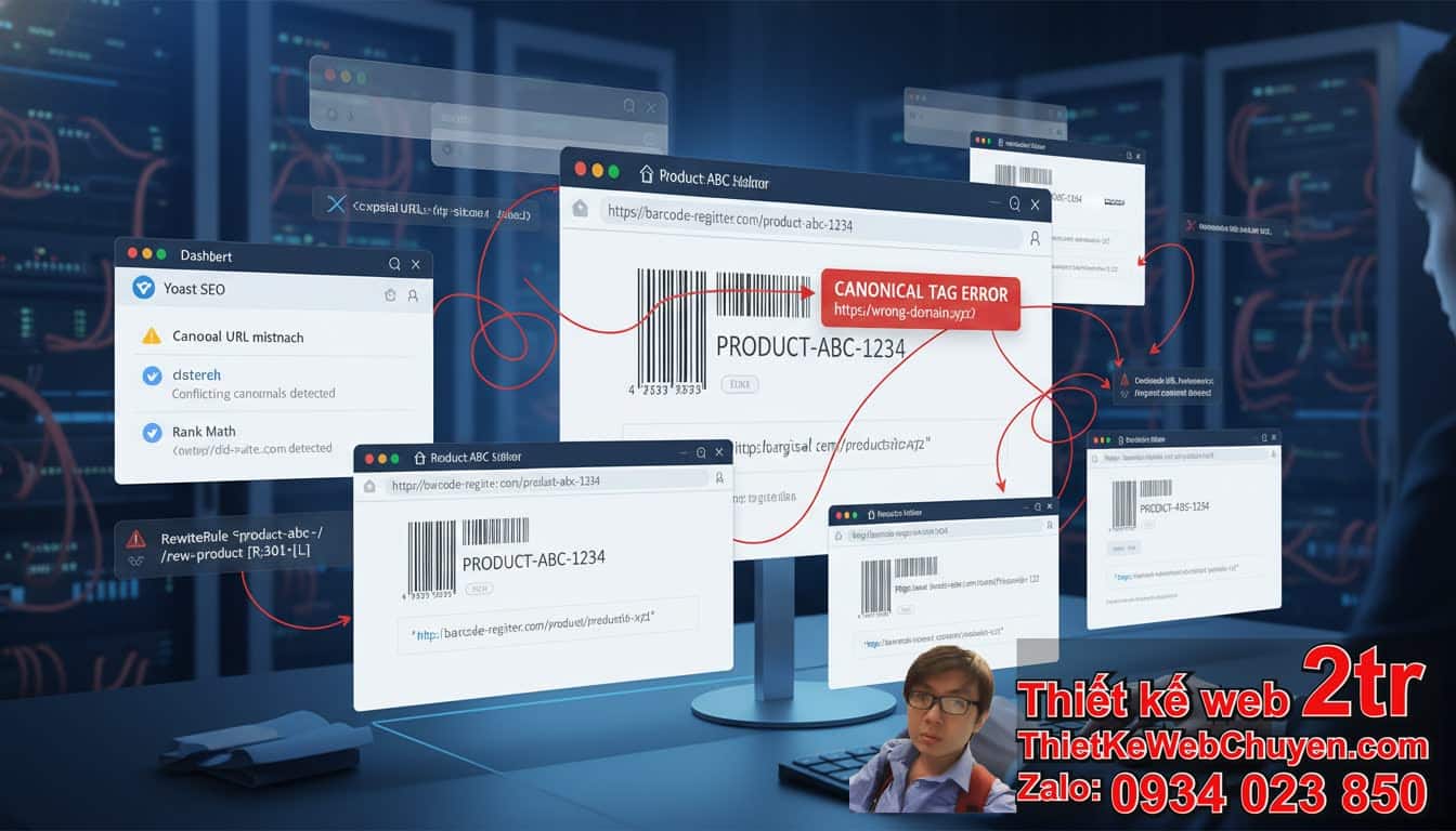 Canonical trỏ sai sang trang khác là gì và tại sao lại xảy ra? Canonical trỏ sai sang trang khác là gì và tại sao lại xảy ra?