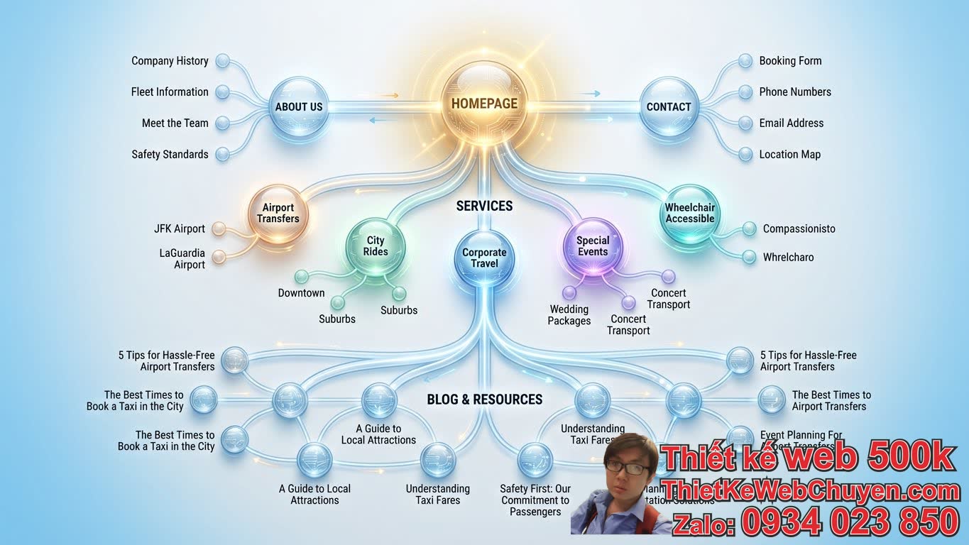 Cấu trúc website taxi lý tưởng cho SEO là gì? Cấu trúc website taxi lý tưởng cho SEO là gì?