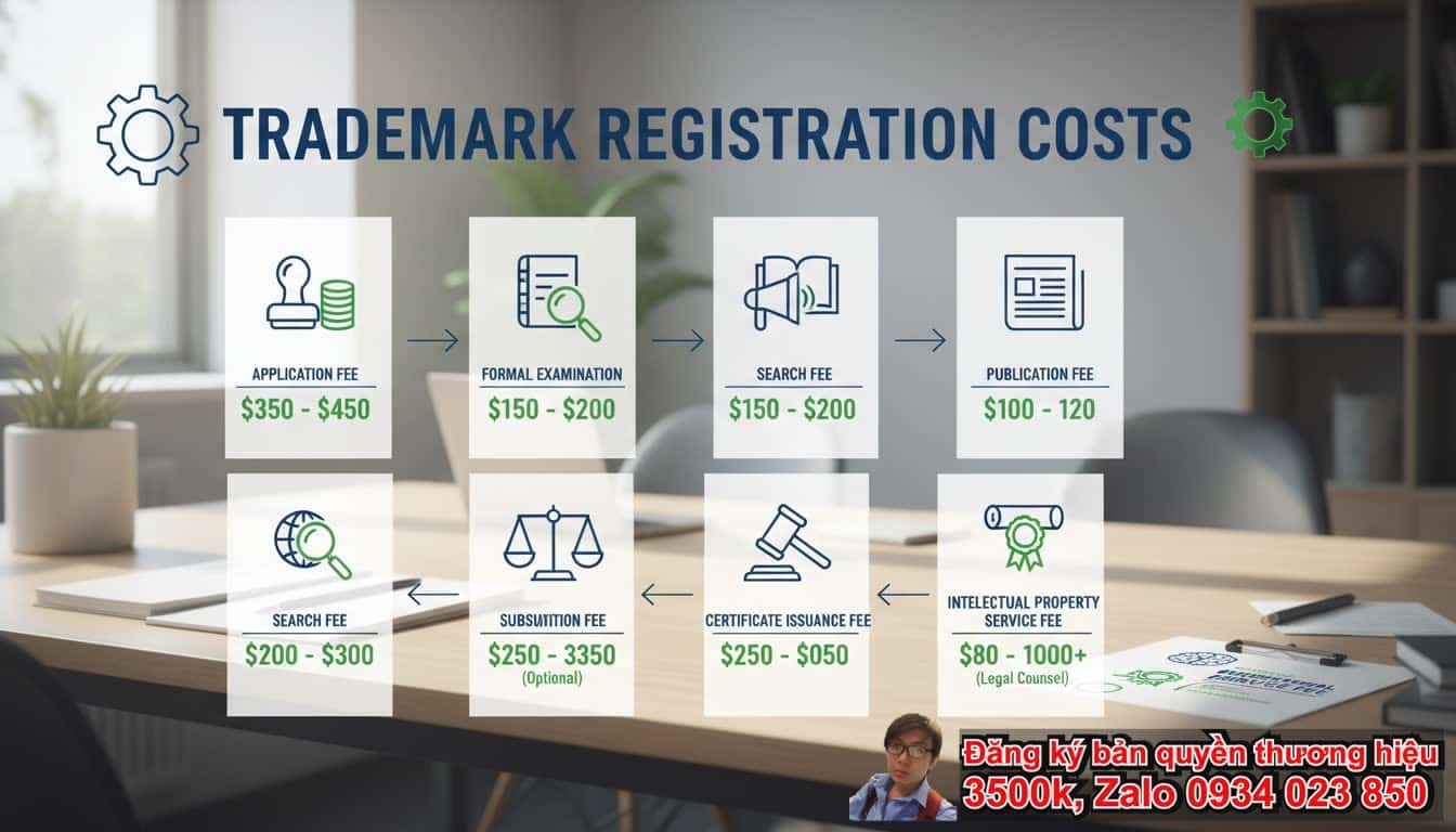 Chi phí đăng ký bảo hộ nhãn hiệu là bao nhiêu?