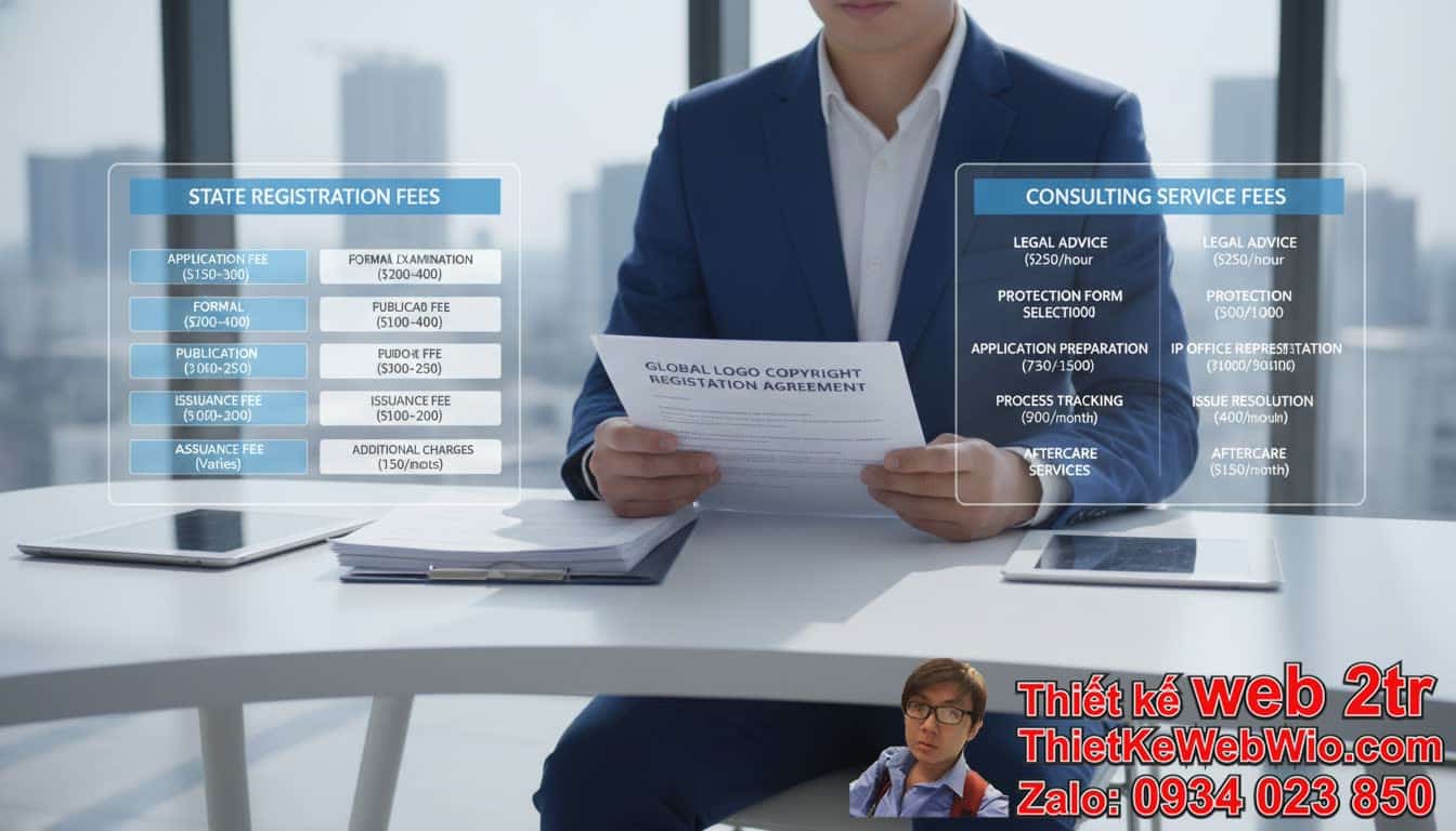 Chi phí dịch vụ đăng ký bản quyền logo là bao nhiêu?
