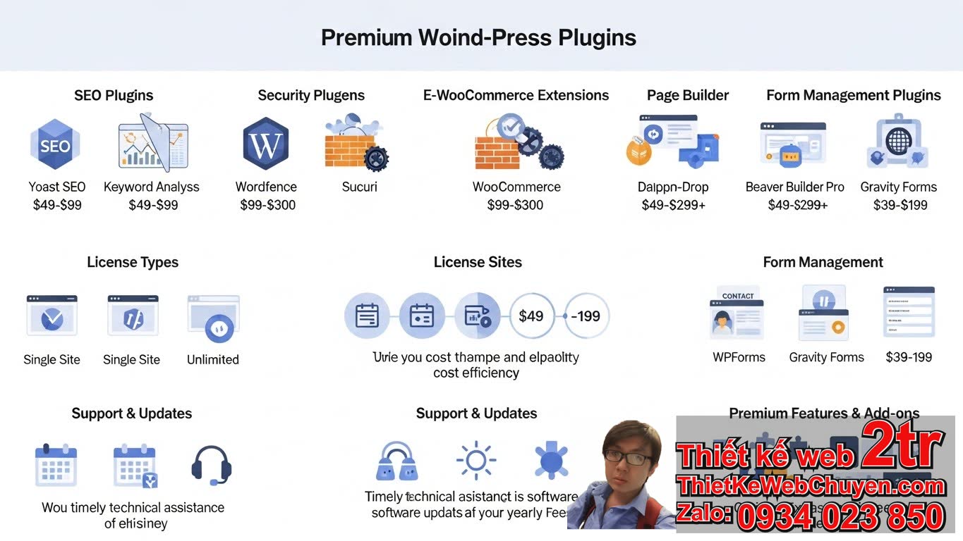 Chi phí duy trì plugin bản quyền mỗi năm là bao nhiêu?