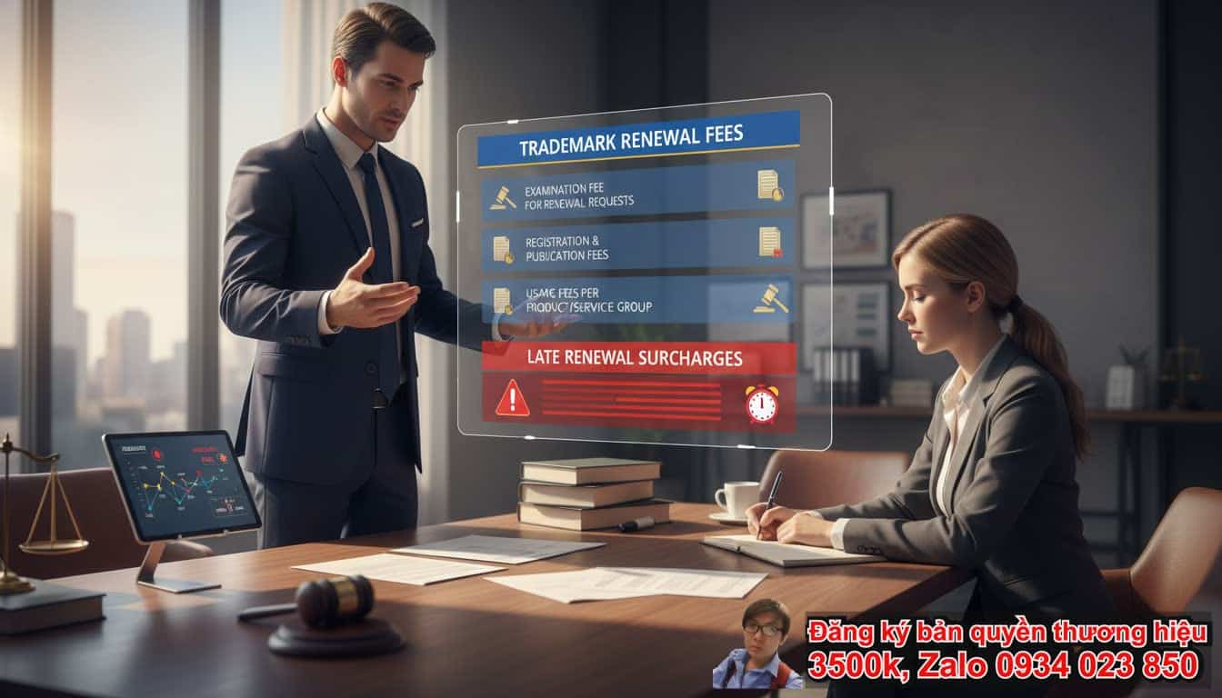 Chi Phí Gia Hạn Văn Bằng Nhãn Hiệu Cụ Thể Gồm Những Khoản Nào?