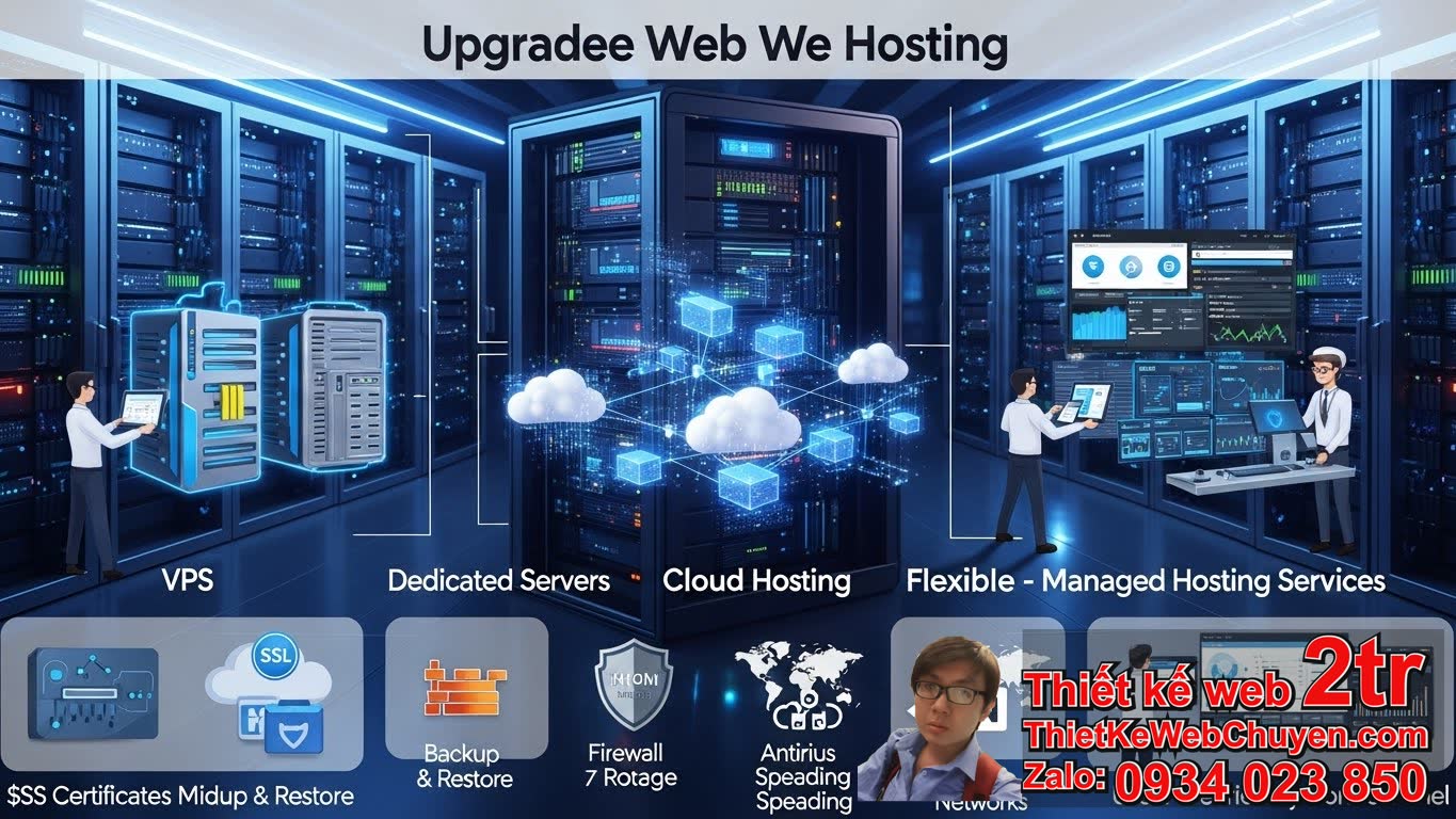 Chi phí nâng cấp hosting khi web lớn là bao nhiêu và phụ thuộc vào yếu tố nào?