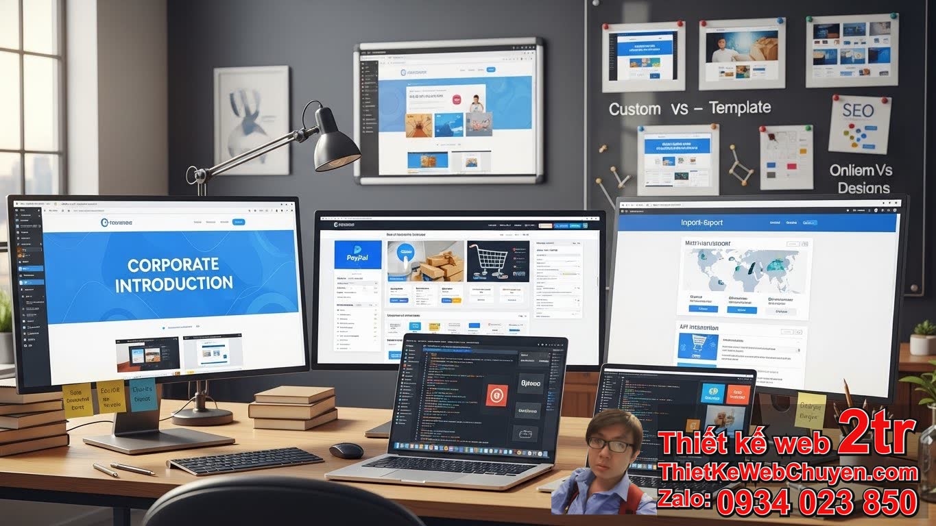 Chi Phí Thiết Kế Web Công Ty Xuất Nhập Khẩu Bao Nhiêu Tiền? Các Yếu Tố Ảnh Hưởng