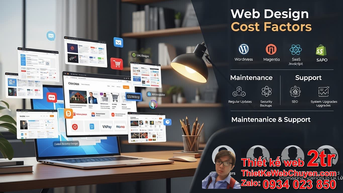 Chi phí thiết kế web tại Đắk Lắk dựa trên những yếu tố nào?