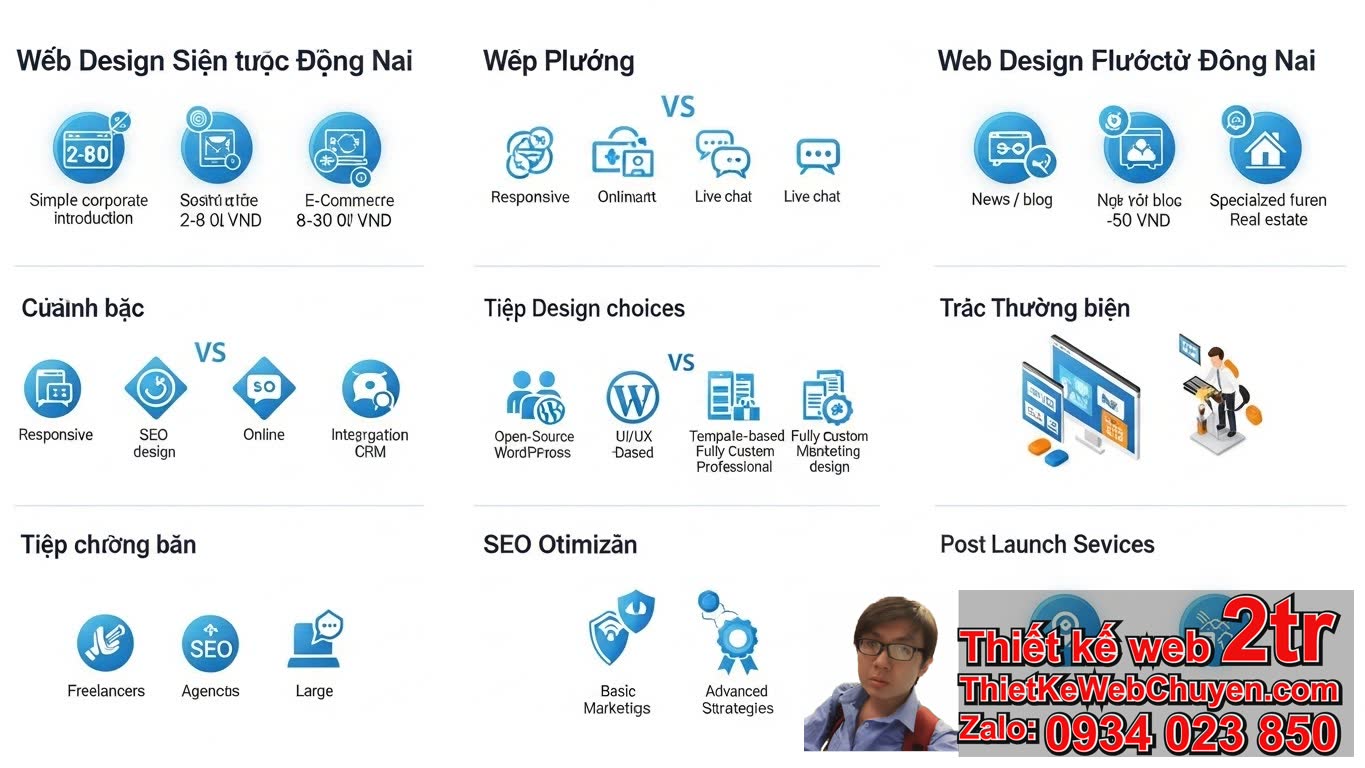 Chi phí thiết kế web tại Đồng Nai bao nhiêu tiền? Tổng quan
