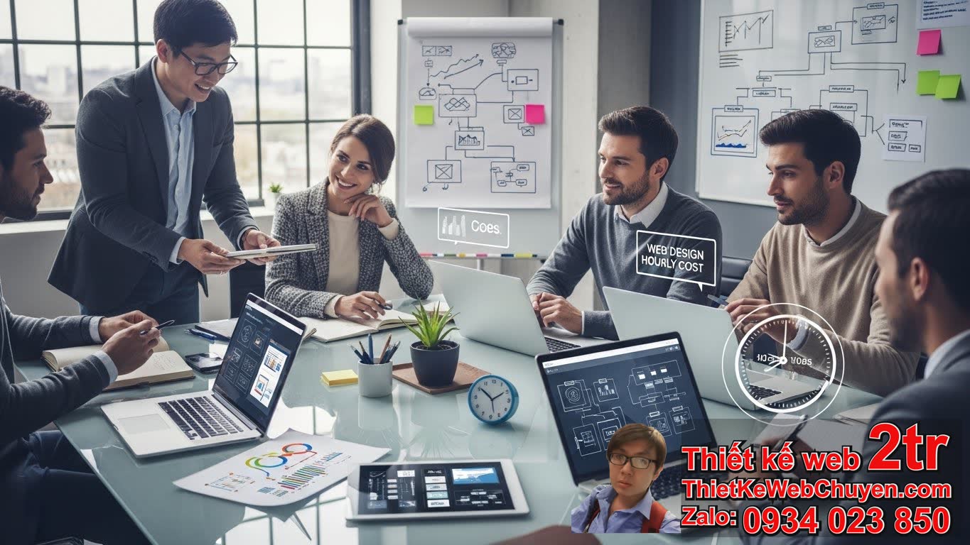 Chi phí thiết kế web theo giờ: Định nghĩa và Lý do lựa chọn?