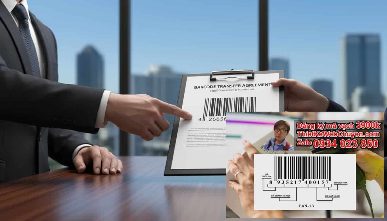 Chuyển nhượng mã số mã vạch khi bán công ty có bắt buộc không?