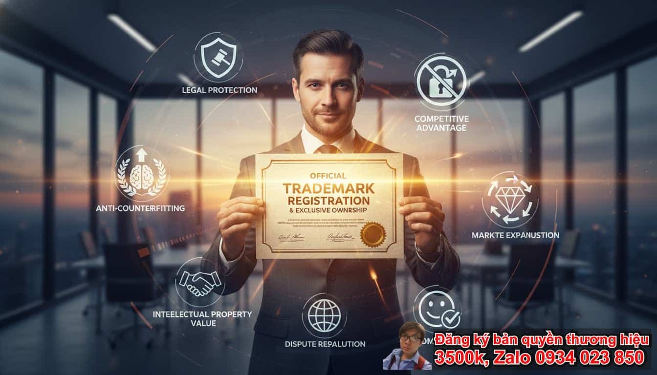 Có nên đăng ký bản quyền nhãn hiệu không và lợi ích vượt trội khi bảo hộ?