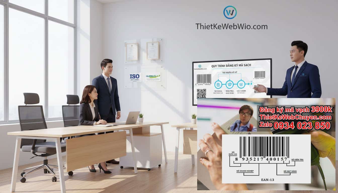 Công ty chuyên đăng ký mã vạch sản phẩm: Lựa chọn ThietKeWebWio.com cho sự phát
triển bền vững