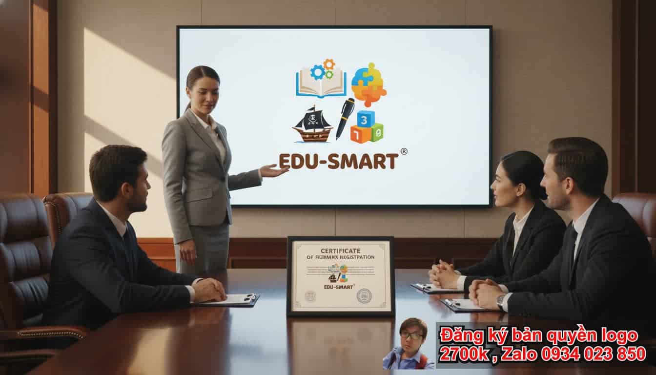 Dịch vụ đăng ký bản quyền logo bán dụng cụ học tập và đồ chơi thông minh là gì?