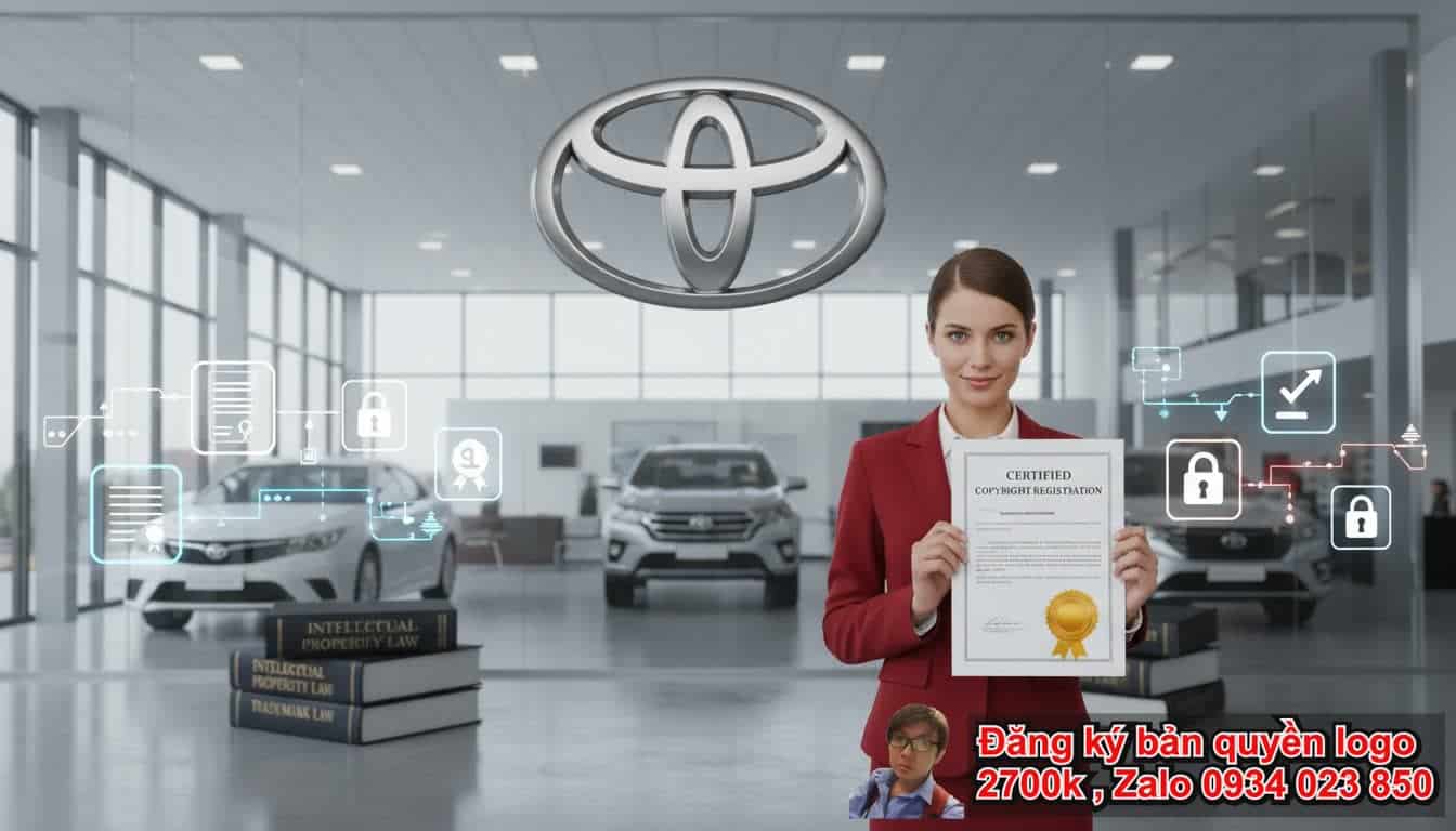 Dịch vụ đăng ký bản quyền logo bán xe oto Toyota là gì và tại sao Doanh nghiệp
nên sử dụng?
