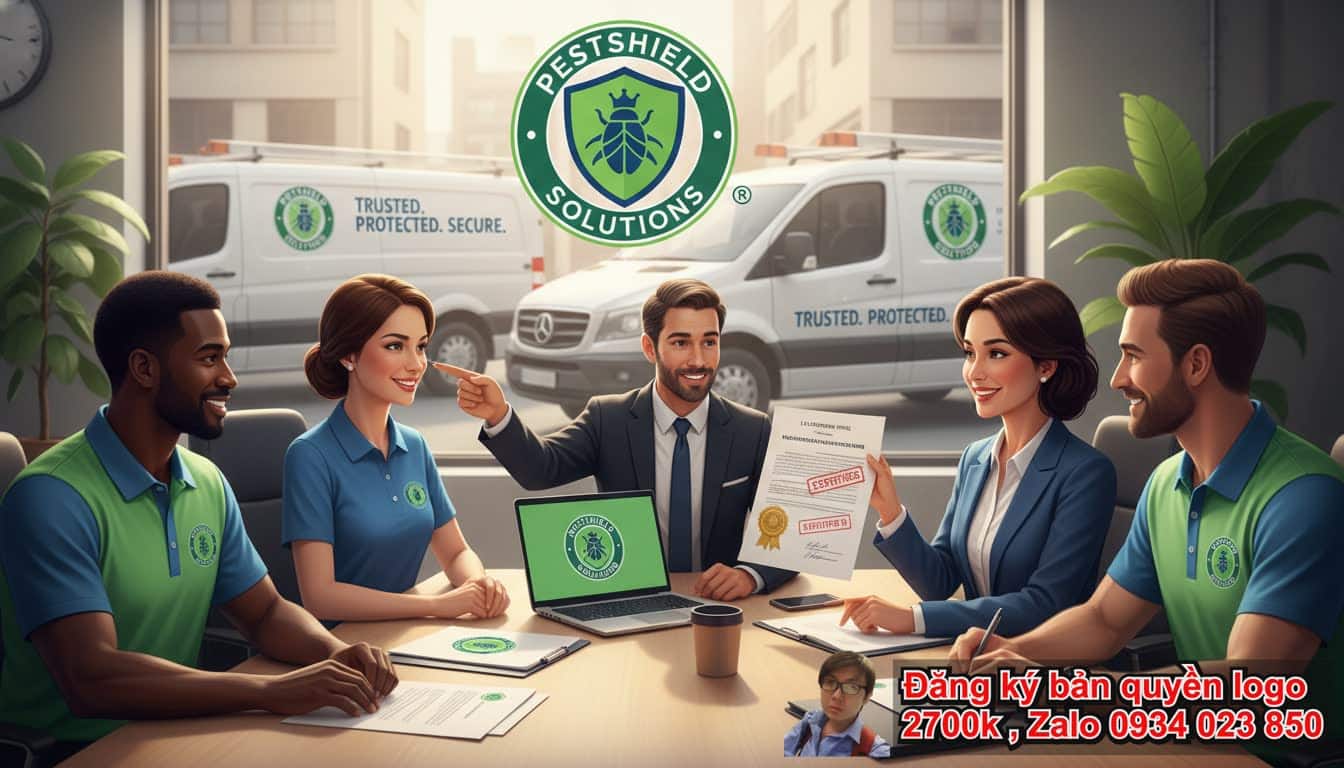 Dịch vụ đăng ký bản quyền logo: Tại sao nó quan trọng cho công ty dịch vụ kiểm
soát côn trùng của bạn?