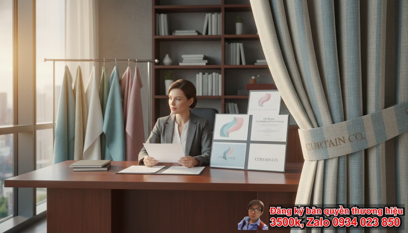 Dịch vụ đăng ký bản quyền nhãn hiệu bán rèm cửa là gì?