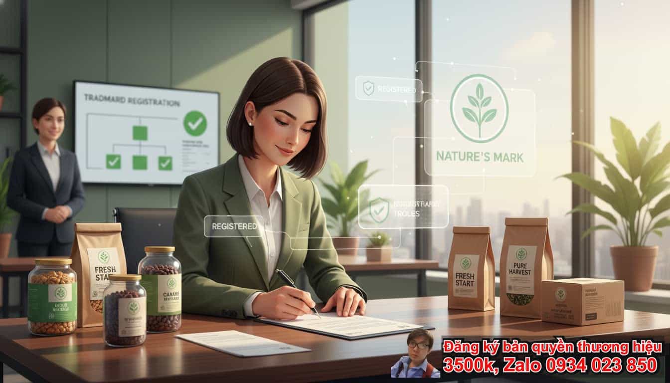 Dịch vụ đăng ký bản quyền thương hiệu bán thực phẩm sạch là gì?