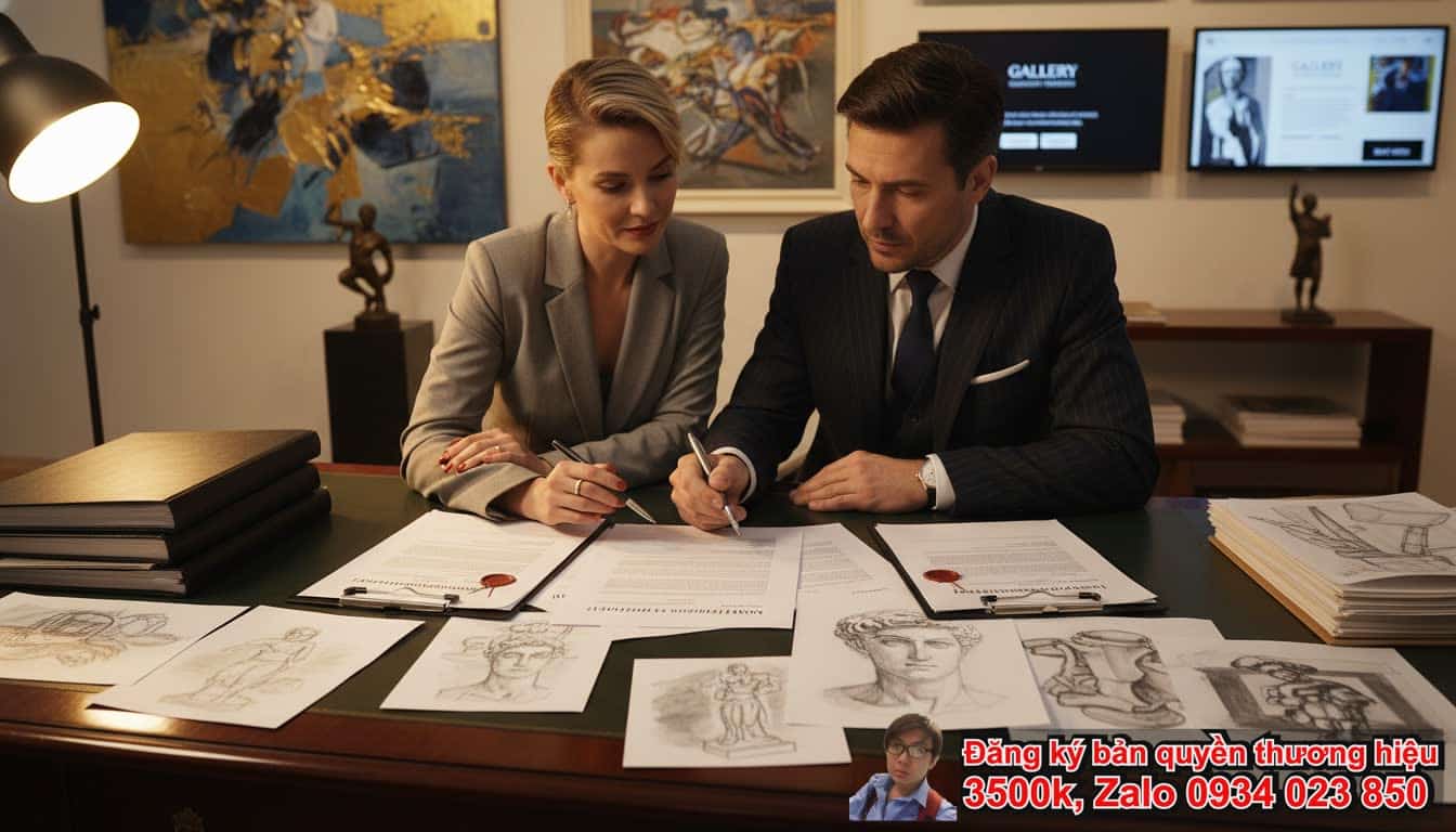 Dịch vụ đăng ký bản quyền thương hiệu bán tranh: Tại sao lại quan trọng đến vậy?