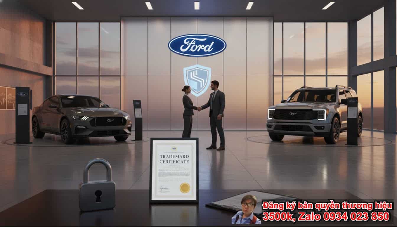 Dịch vụ đăng ký bản quyền thương hiệu bán xe ô tô Ford: Tại sao lại cần thiết?