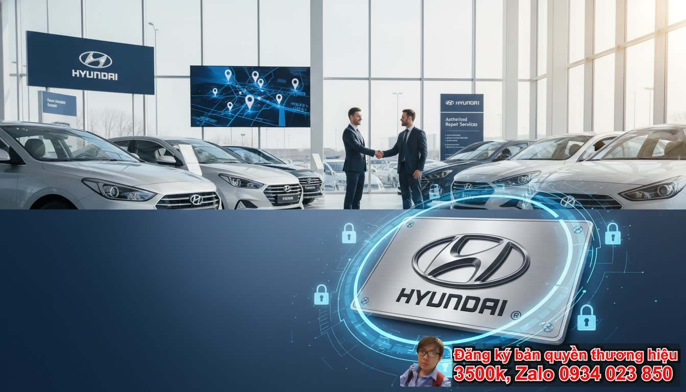 Dịch Vụ Đăng Ký Bản Quyền Thương Hiệu Bán Xe Ô Tô Hyundai: Tại Sao Lại Cần
Thiết?
