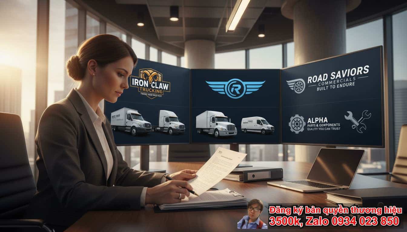 Dịch vụ đăng ký bản quyền thương hiệu bán xe tải là gì?