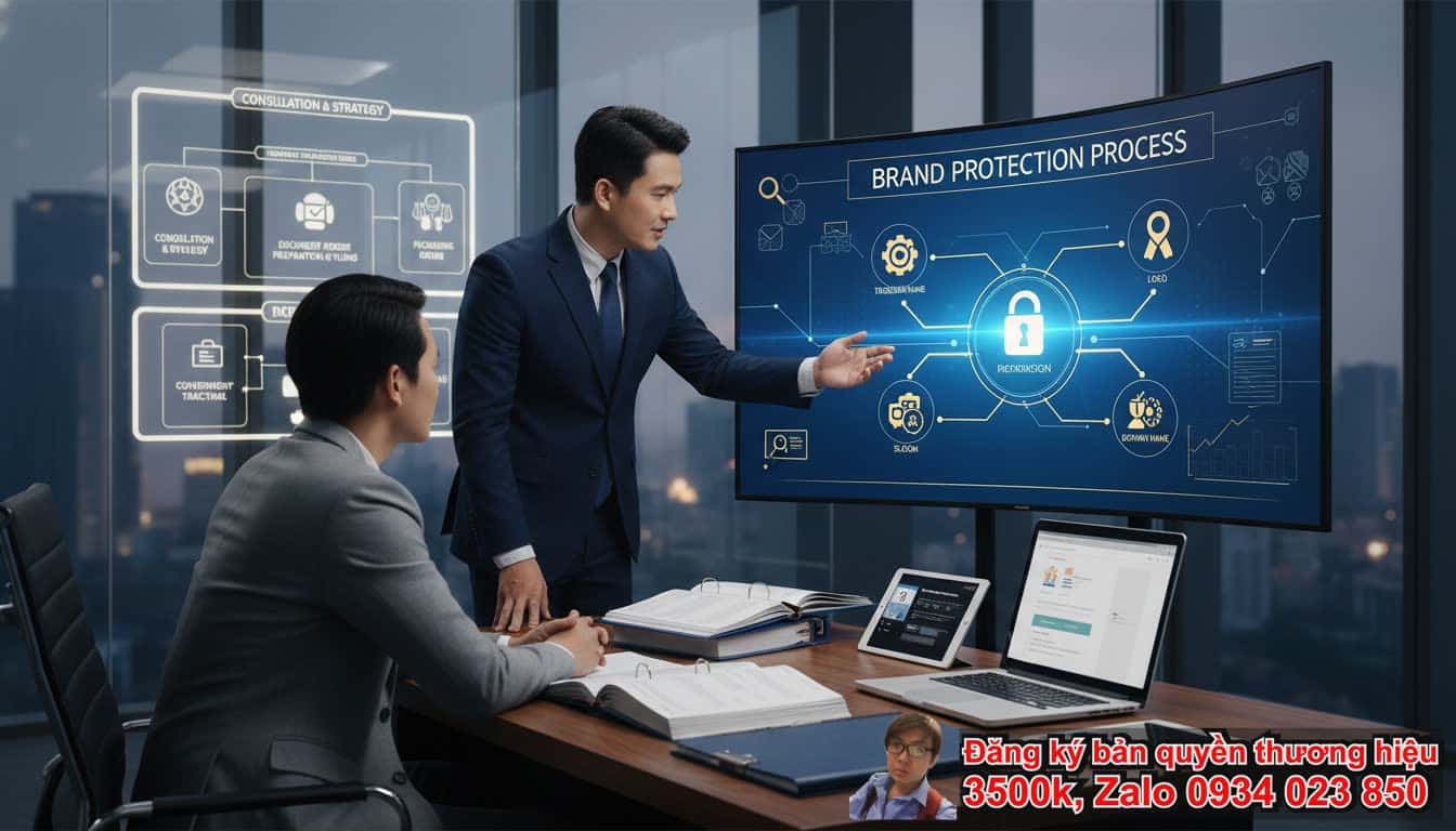 Dịch vụ đăng ký bản quyền thương hiệu giống Thế Giới Di Động là gì?