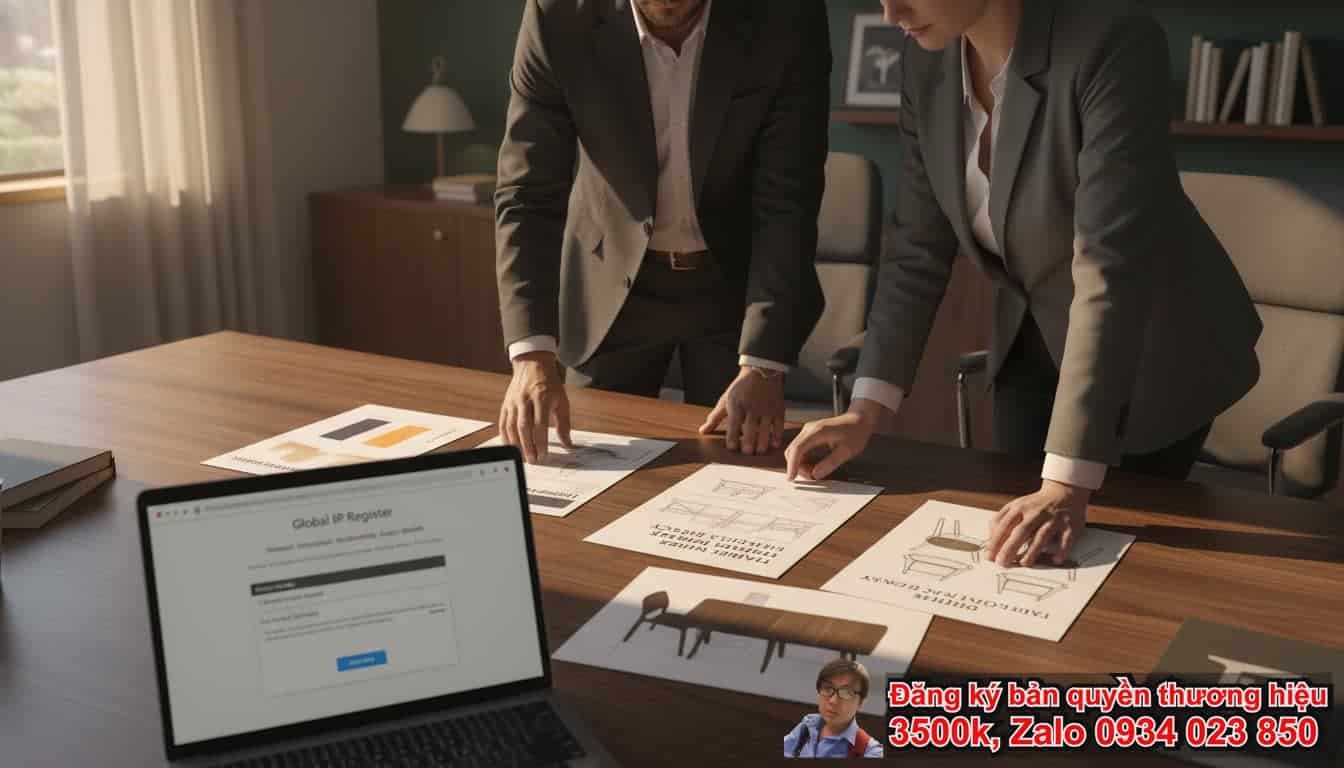 Dịch vụ đăng ký bản quyền thương hiệu mua bán bàn ghế là gì?