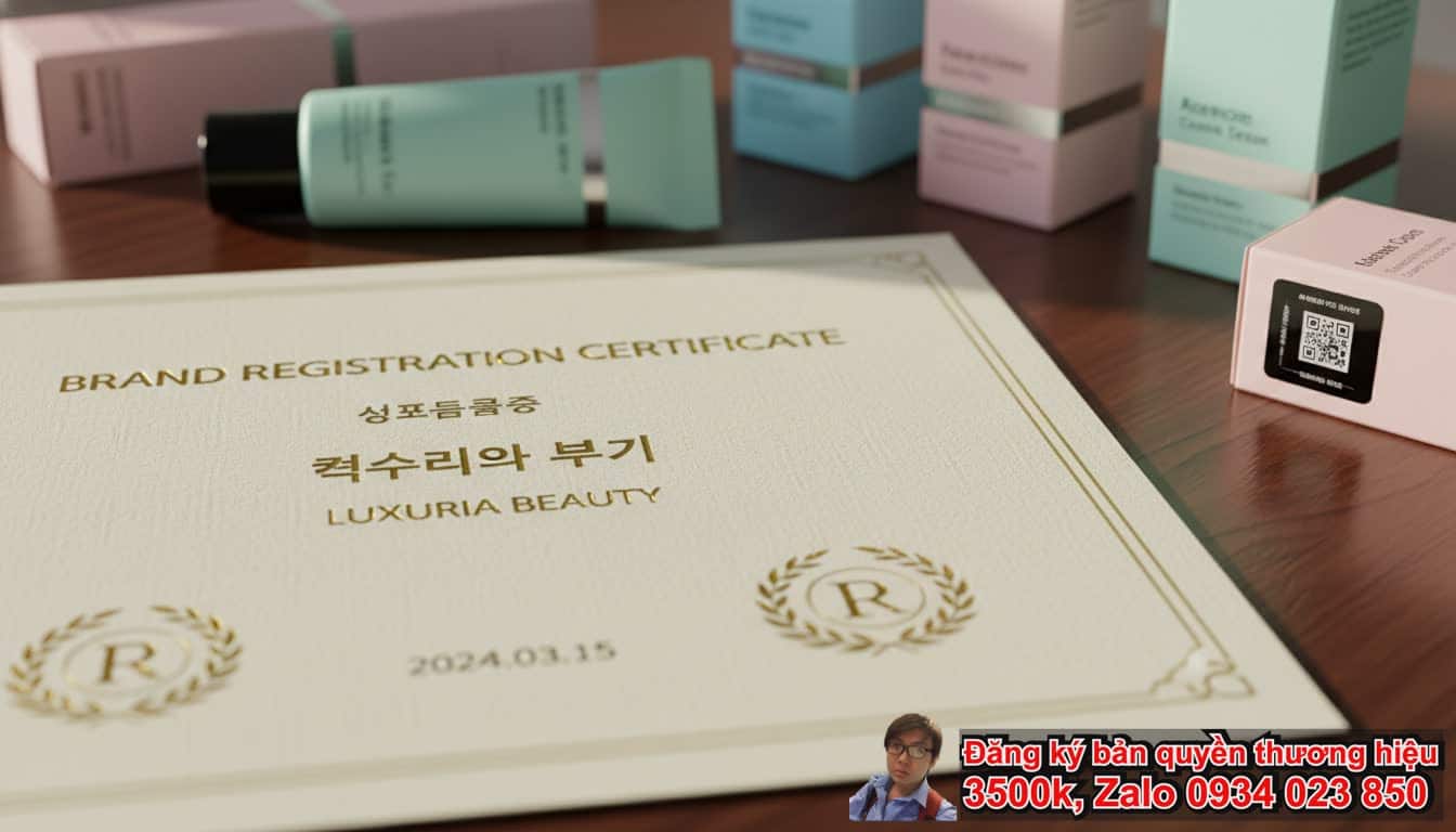 Dịch vụ đăng ký bản quyền thương hiệu Mỹ phẩm Hàn Quốc là gì và tại sao cần
thiết?