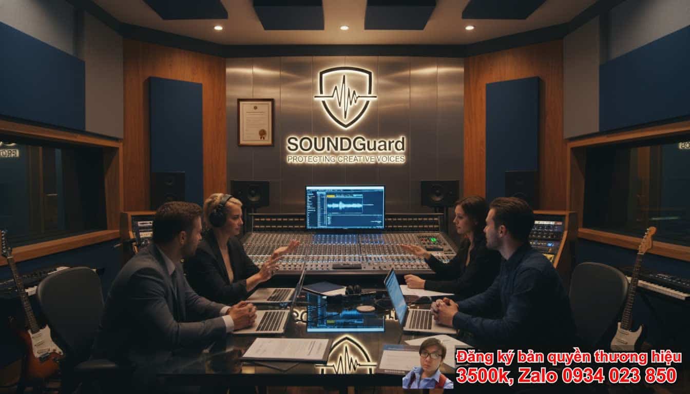 Dịch vụ đăng ký bản quyền thương hiệu Phòng thu âm Studio ca nhạc là gì?