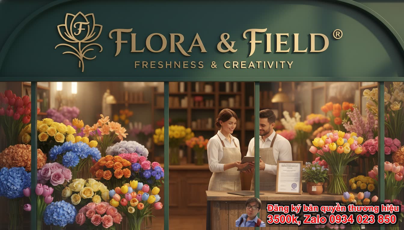 Dịch vụ đăng ký bản quyền thương hiệu shop bán hoa tươi là gì và tại sao cần
thiết?