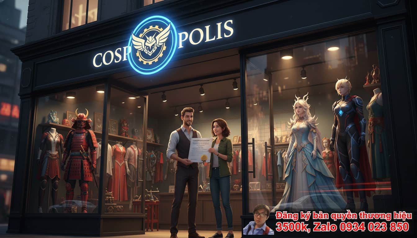 Dịch vụ đăng ký bản quyền thương hiệu Shop bán đồ cosplay: Tại sao lại quan
trọng?
