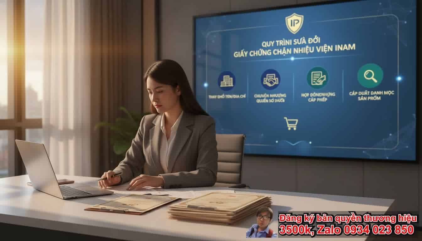 Dịch vụ sửa đổi văn bằng bảo hộ nhãn hiệu là gì và tại sao lại cần thiết?