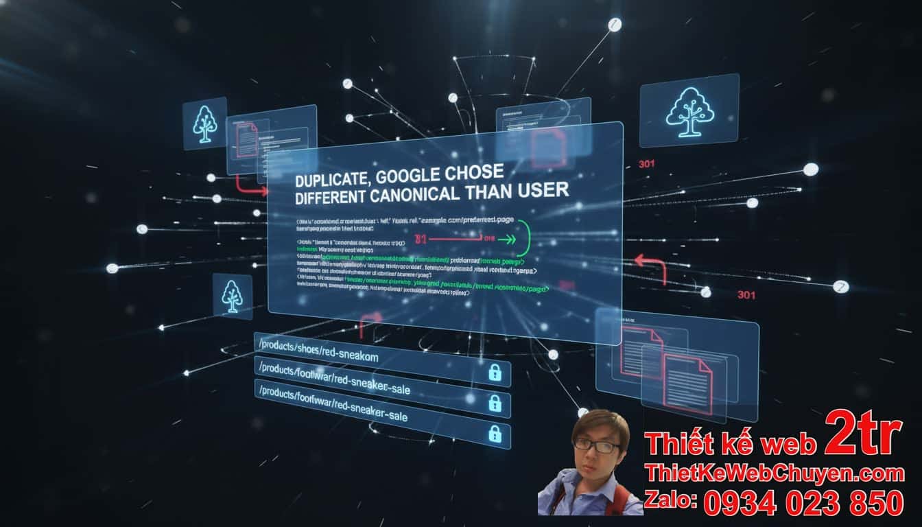 Duplicate, Google Chose Different Canonical Than User là gì và Tại sao Google
lại làm điều đó?
