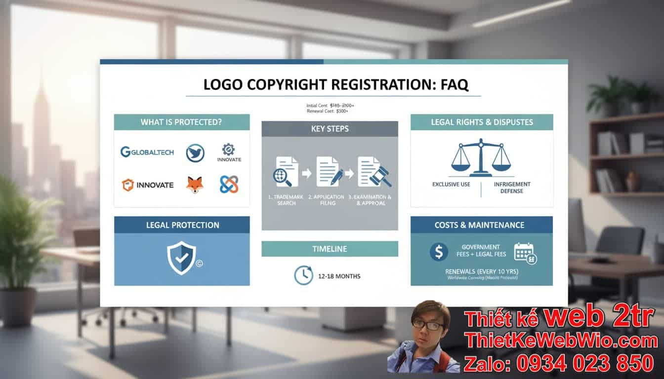 FAQ về dịch vụ đăng ký bản quyền logo: Những câu hỏi thường gặp