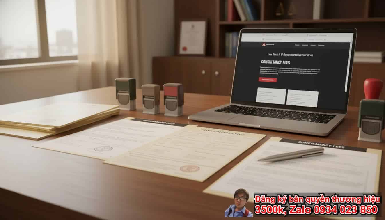 Giá dịch vụ đăng ký bản quyền thương hiệu bao gồm những khoản phí nào?