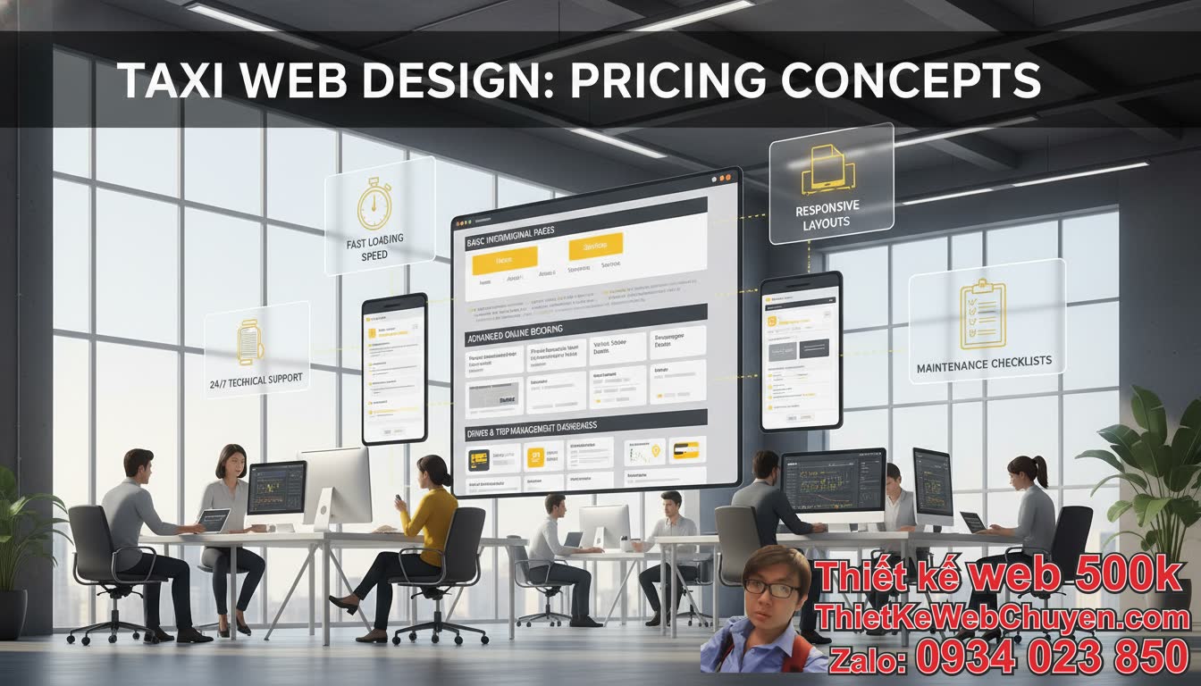 Giá thiết kế web dịch vụ taxi bao nhiêu là hợp lý? Giá thiết kế web dịch vụ taxi bao nhiêu là hợp lý?