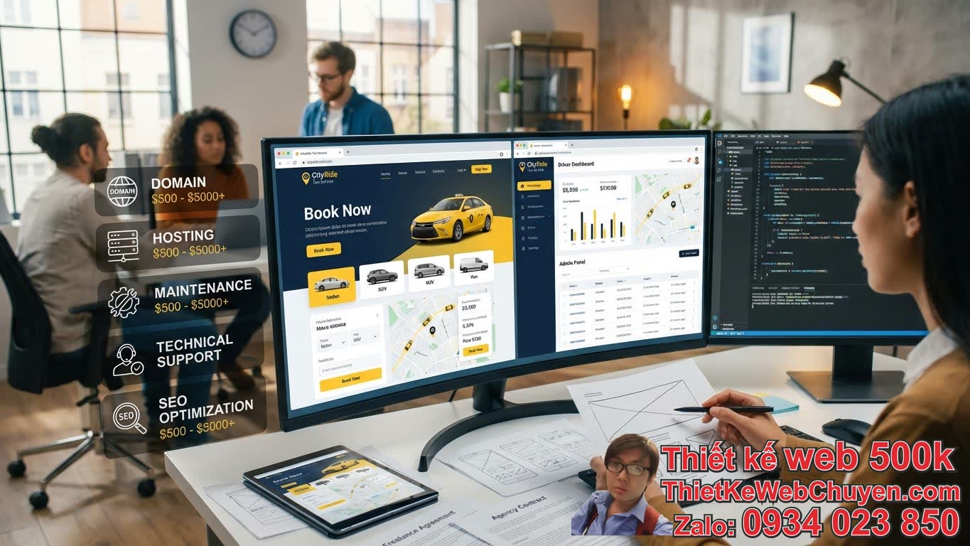Giá thiết kế web dịch vụ taxi là bao nhiêu? Giá thiết kế web dịch vụ taxi là bao nhiêu?