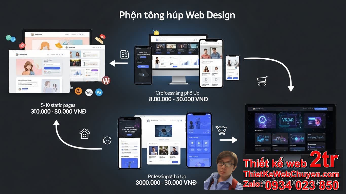 Giá thiết kế web là bao nhiêu? Phân loại chi phí thiết kế website chi tiết