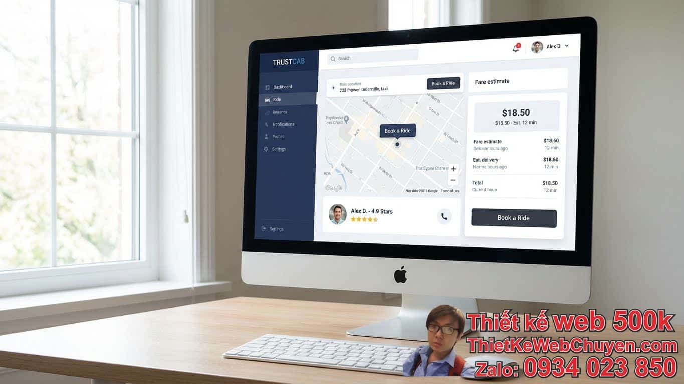 Giao diện web taxi dùng màu xanh dương tin cậy có những lợi ích gì cho thương
hiệu? Giao diện web taxi dùng màu xanh dương tin cậy có những lợi ích gì cho thương
hiệu?