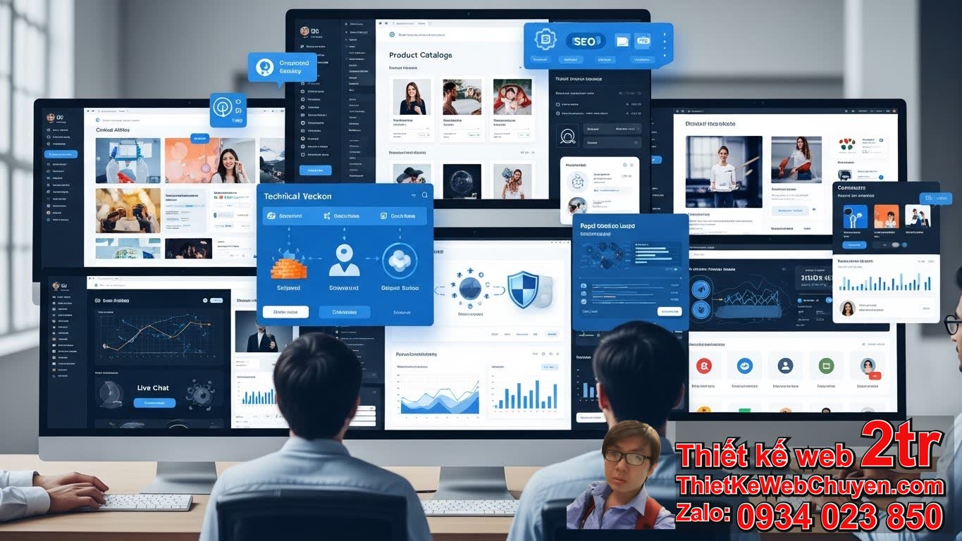 Gói quản trị website gồm những công việc chính nào?