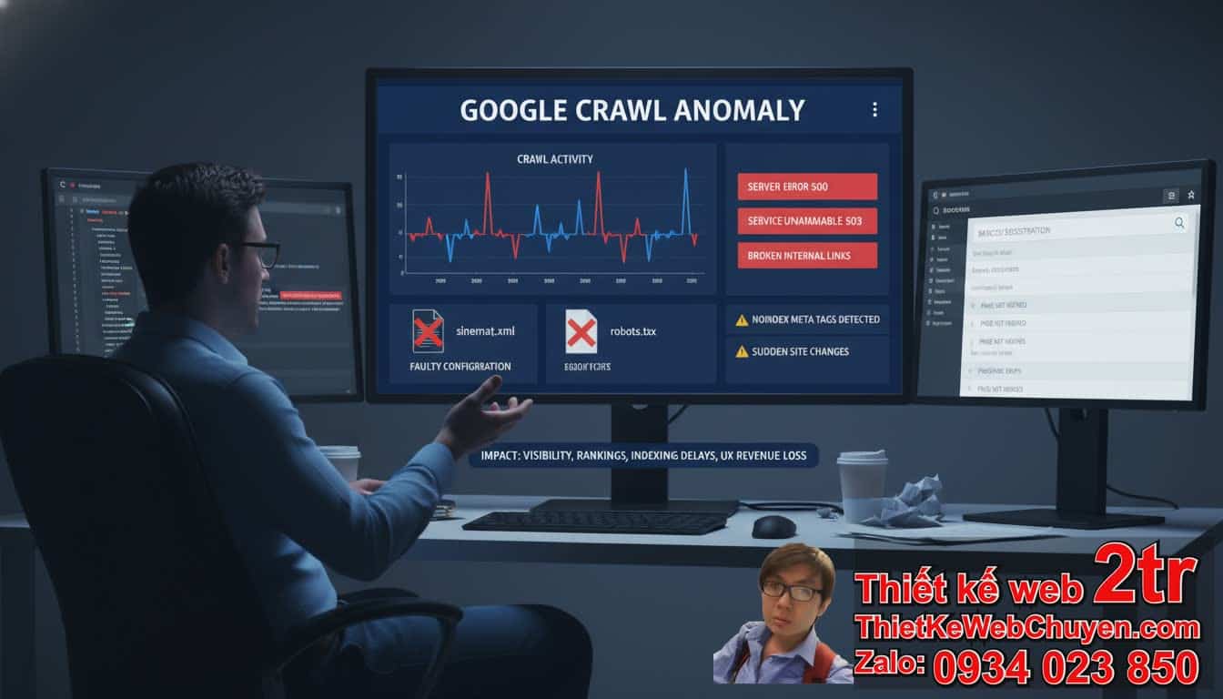 Google Crawl Anomaly Cách Xử Lý: Nguyên Nhân Và Tác Động
