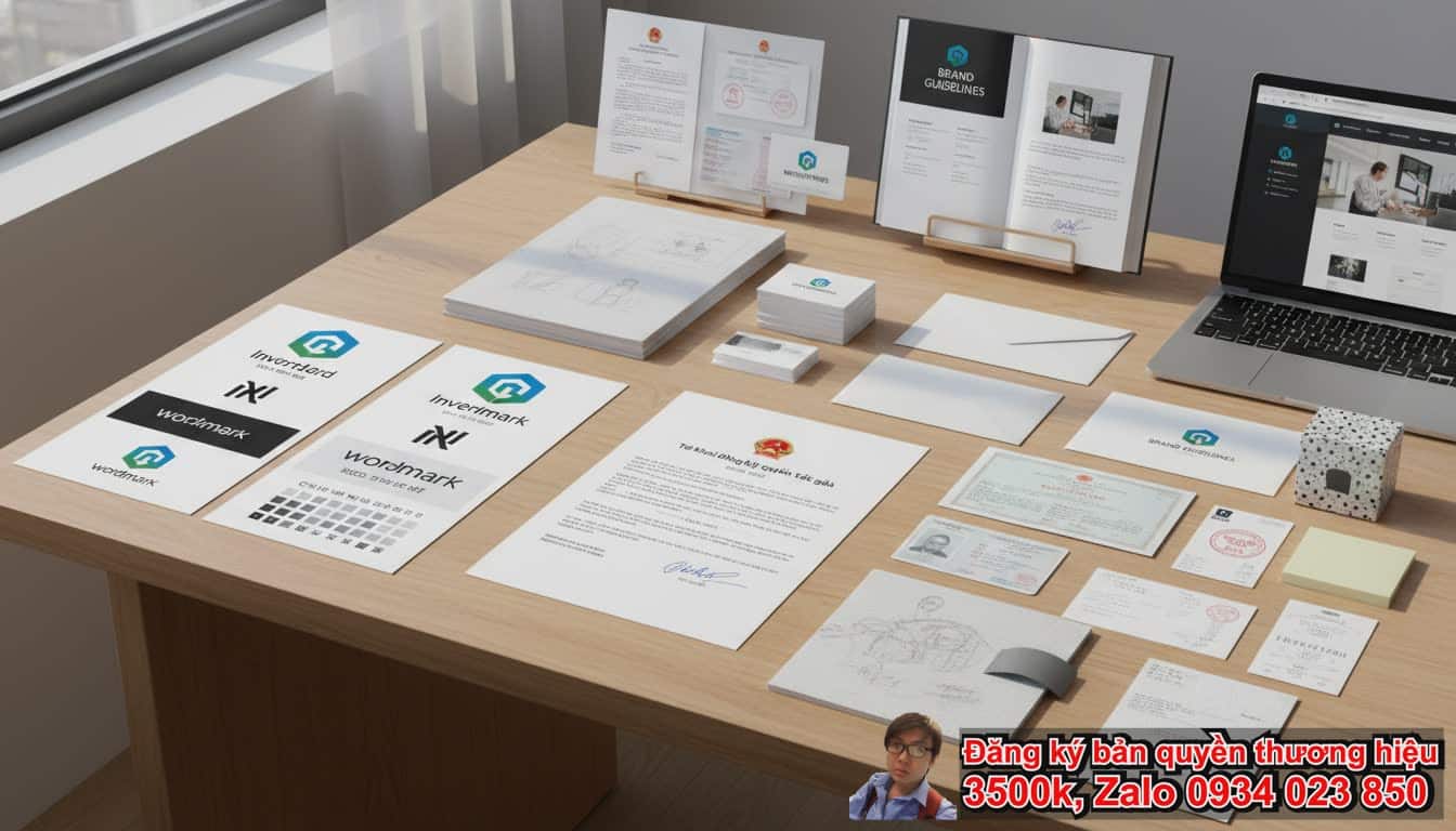 Hồ sơ đăng ký quyền tác giả cho bộ nhận diện thương hiệu cần những gì?