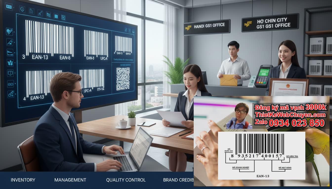 Hướng dẫn đăng ký mã vạch sản phẩm: Quy trình tổng quan Hướng dẫn đăng ký mã vạch sản phẩm: Quy trình tổng quan