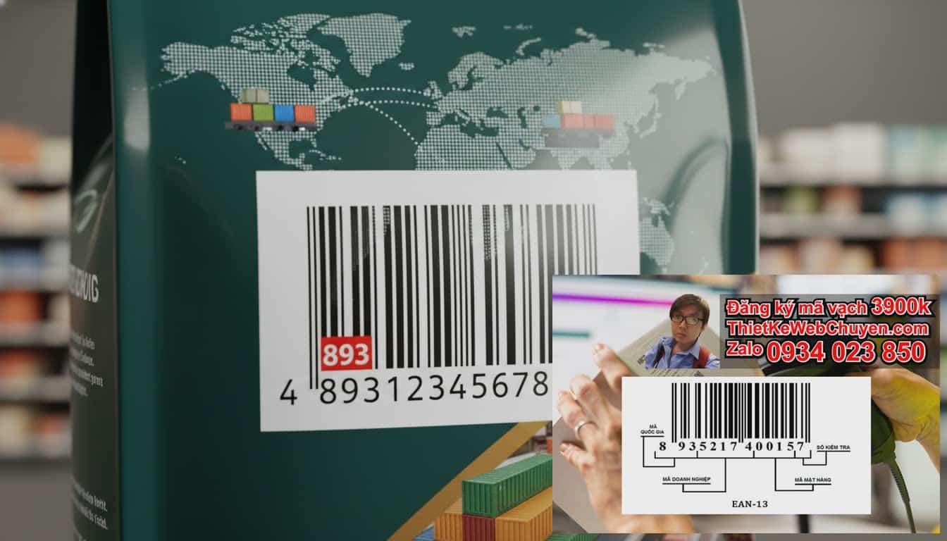 I. Mã vạch EAN-13 là gì và tại sao cần đăng ký mã vạch EAN-13 để xuất khẩu?