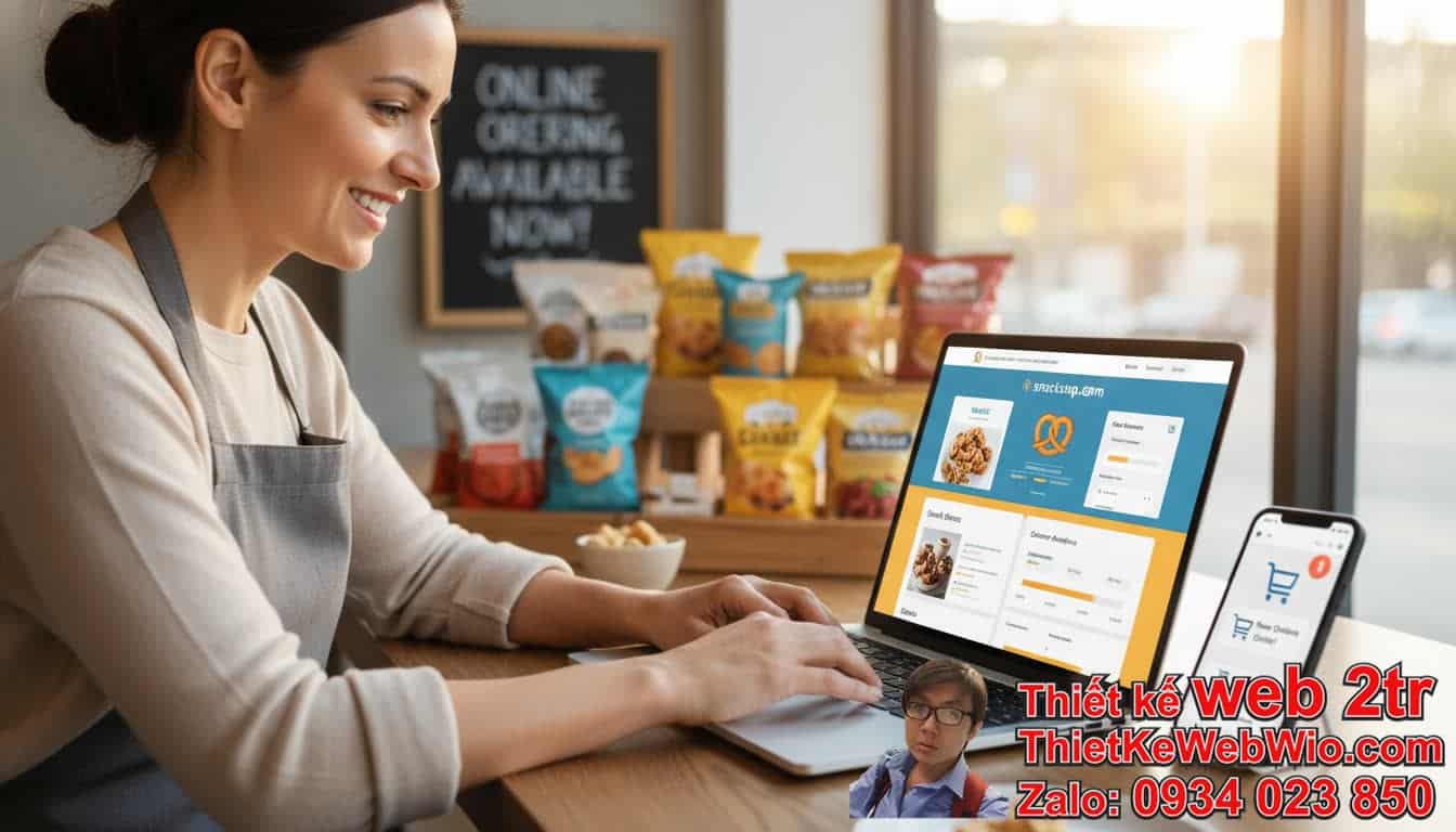 I. Tại Sao Cần Thiết Kế Web Bán Đồ Ăn Vặt Giá Rẻ? I. Tại Sao Cần Thiết Kế Web Bán Đồ Ăn Vặt Giá Rẻ?