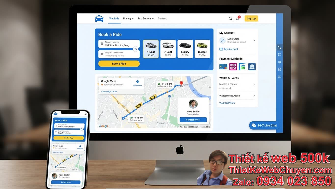 II. Các Tính Năng Quan Trọng Cần Có Trong Một Taxi Website Design Hiệu Quả II. Các Tính Năng Quan Trọng Cần Có Trong Một Taxi Website Design Hiệu Quả