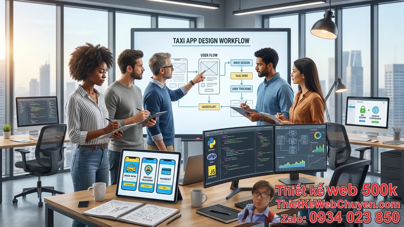 III. Quy trình thiết kế web đặt taxi online chuyên nghiệp là gì? III. Quy trình thiết kế web đặt taxi online chuyên nghiệp là gì?