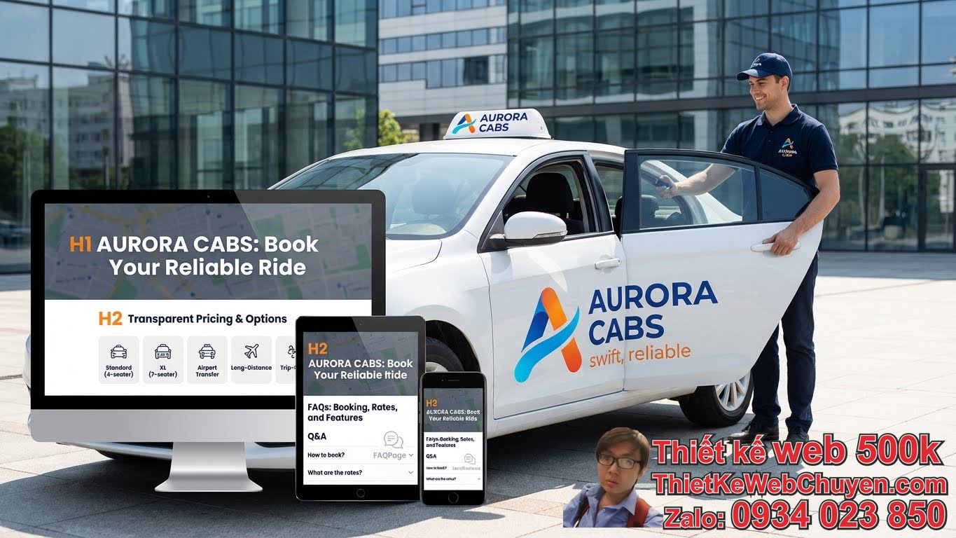 III. Thiết kế bộ nhận diện thương hiệu taxi và website taxi tối ưu cho AI
Overview III. Thiết kế bộ nhận diện thương hiệu taxi và website taxi tối ưu cho AI
Overview